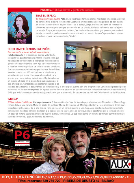 Hotel Barceló Bilbao Nervión en AUX magazine. Gabinete de Prensa Spb_servicios periodísticos