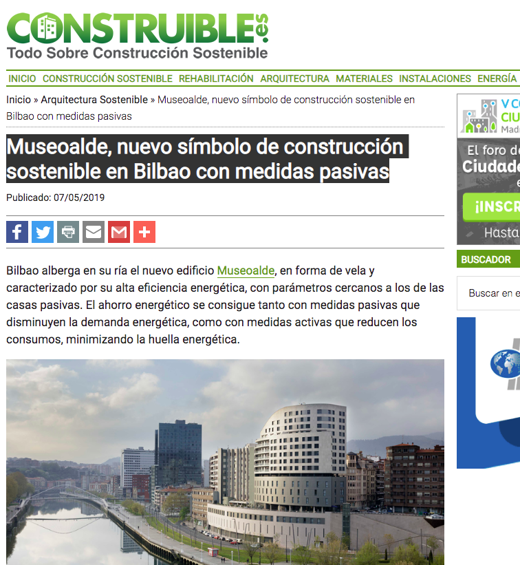 construcción sostenible en Bilbao